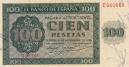 CRBS0963 BILLETE ESPAÑA 100 PESETAS 1936 MBC+  - Other & Unclassified