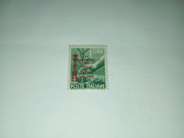 07AL01 REGNO D'ITALIA LUOGOTENENZA 1945 SOPRASTAMPA IV CENTENARIO DEL CONCILIO DI TRENTO 1 LIRA "XX" - Neufs