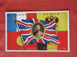 FRANCE, RUSSIA, JAPAN, BELGIUM, UNITED IN DEFENCE OF THE RIGHT, HIS MAJESTY KING GEORGE V   Ref 6342 - Familias Reales