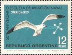 ARGENTINA - AÑO 1966 - 50º Aniversario De La Escuela De Aviación Naval. Correo Aéreo. Usado - Gebraucht