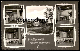 ÄLTERE POSTKARTE WALDGASTSTÄTTE BÜNTER JÄGERHEIM BAD SALZDETFURTH INHABER AUGUST KLINGENHAGEN Ansichtskarte Cpa Postcard - Bad Salzdetfurth