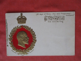 Coronation Souvenir Postcard - King Edward VII   Ref 6342 - Familias Reales