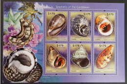 Coquillages Shells // Bloc Neuf ** MNH ; Guyana 6263/6268 (2012) Cote 18 € - Guyane (1966-...)