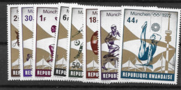 1972 MNH Rwanda - Summer 1972: Munich