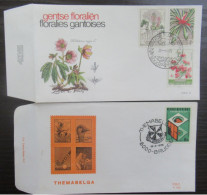 FDC 1746 'Themabelga' En 1749/51 'Gentse Floraliën' - 1971-1980