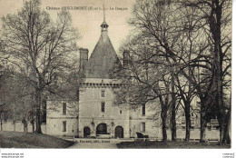 28 Château D'ESCLIMONT Vers Auneau Le Donjon Auto ? Landau ? G. Foucault édit Dreux - Auneau