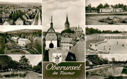 73692678 Oberursel Taunus Stadtpanorama Eisenbahn Parkanlagen Freibad Altstadt K - Oberursel