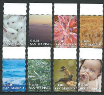 San Marino - 2002 Definitive Issues.Rabbits/Birds/Plants/Baby  MNH** - Ungebraucht