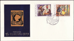 Portugal FDC2 1979 Y&T N°1421 à 1422 - Michel N°1441x à 1442x - EUROPA - FDC