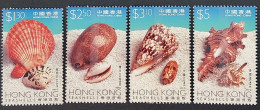 Coquillages Shells // Série Complète Neuve ** MNH ; Hong-Kong YT 848/851 (1997) Cote 5 € - Neufs