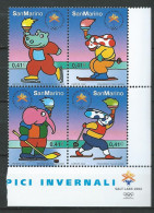 San Marino - 2002 Olympic Games - Salt Lake City, USA  MNH** - Nuevos