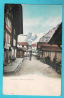 * Mürren (Berne - La Suisse - Schweiz) * (C.P.N. 453) Strasse In Mürren Und Eiger, Couleur, Animée, Old, Rare - Mürren