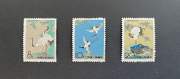 China 1961 Red-Crowned Crane Complete Set In MNH Very Fine Conditions!! - Ungebraucht