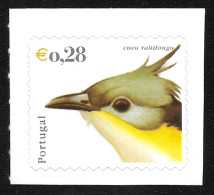 Portugal - 2002 - Aves De Portugal - Emissão Base (3º Grupo) MNH - AF 2850 B - AUTO-ADESIVOS - Neufs