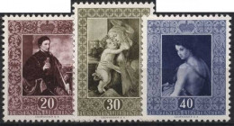 Liechtenstein 1952 Gemälde 306/08 Postfrisch - Neufs