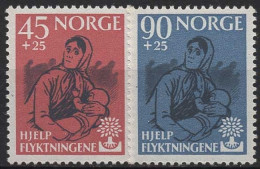 Norwegen 1960 Weltflüchtlingsjahr 1959/60 442/43 Postfrisch - Nuevos