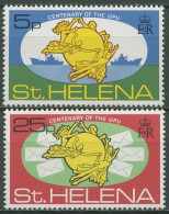 St. Helena 1974 100 Jahre Weltpostverein UPU 270/71 Postfrisch - Saint Helena Island