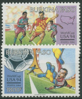 Burkina Faso 1994 Fußball-WM '94 In Den USA 1309/10 Postfrisch - Burkina Faso (1984-...)