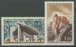 Frankreich 1965 Tourismus Sehenswürdigkeiten 1498/99 Postfrisch - Unused Stamps