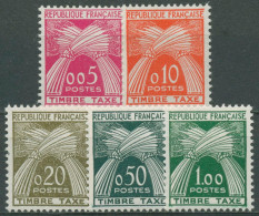 Frankreich 1960 Portomarken Weizengarben P 93/97 Postfrisch - 1960-... Ungebraucht