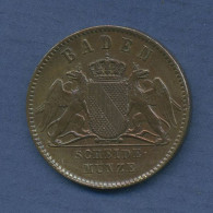 Baden Großherzogtum Kreuzer 1859, Friedrich I., J. 81 Fast Vz (m6217) - Groschen & Andere Kleinmünzen