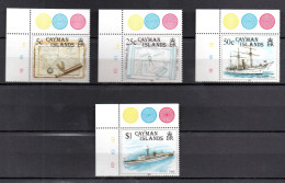 Cayman Island 1989 Set Maps/Ships/Schiffe Stamps (Michel 628/31) MNH - Caimán (Islas)