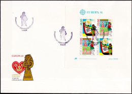 Portugal FDC 1981 Y&T N°BF33 - Michel N°B33 - EUROPA - FDC