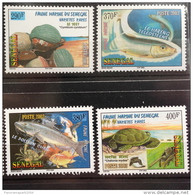 Sénégal 2003 Mi. 2025 - 2028 Faune Marine Fauna Poisson Fish Fisch Tortue Turtle 4 Val. RARE MNH - Senegal (1960-...)