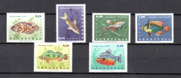 Venezuela 1966 SetFish/Fische Stamps (Michel 1676/81) MNH - Venezuela