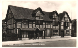 STRATFORD UPON AVON, WARWICKSHIRE, SHAKESPEARE'S BIRTHPLACE, ARCHITECTURE, ENGLAND, UNITED KINGDOM, POSTCARD - Stratford Upon Avon