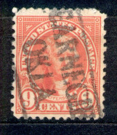 USA 1922, Michel-Nr. 271 W2 F O, Precancel "CARNEGIE, OKLA." - Usati