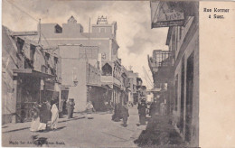 EG031 SUEZ - ANIMEE - VUE SUR LA RUE KORMAR - BOUTIQUES / MAGASINS / ECHOPES LE LONG DE LA RUE - DOS NON DIVISE - Suez