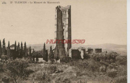 CPA TLEMCEN - ALGERIE - LE MINARET DE MANSOURAH - Tlemcen