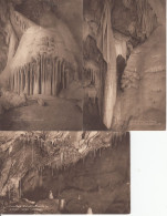 BZ131.  Vintage Postcards Of Cheddar Gorge Caves X 3. Somerset. - Cheddar