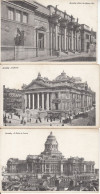 BZ061. Vintage Postcards X 3.  Buildings In Brussels. Belgium - Otros & Sin Clasificación