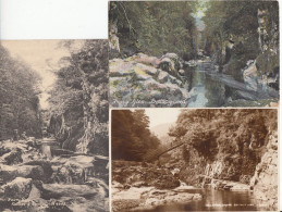 BZ017. Vintage Postcards Of Bettws-y-Coed X3. Caernarvonshire. Wales. - Caernarvonshire