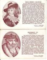 BZ006. Vintage French Postcardsx 2. William Of Orange, Frederick III. Amidon Remy. - Familias Reales