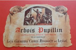 ETIQUETTE NEUVE / THEME LA MARSEILLAISE / ARBOIS PUPILLIN / LES GRANDS CHAIS ROUGET DE LISLE LONS LE SAUNIER - Vino Rosso