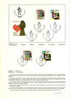 Portugal Document 1981 Y&T N°DP1509 à 1510 - Michel N°PD1531 à 1532 (o) - EUROPA - Covers & Documents