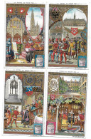 S 804 , Liebig 6 Cards, Anvers Au Moyen-âge (some Spots On Backsites) - Liebig