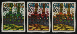 Kap Verde 1985 - Mi-Nr. 497-499 ** - MNH - Aus Block - Hundertwasser (IV) - Cap Vert