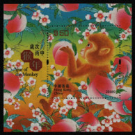 Hongkong 2016 - Mi-Nr. Block 303 ** - MNH - Jahr Des Affen - Unused Stamps