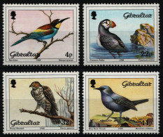 Gibraltar 1988 - Mi-Nr. 552-555 ** - MNH - Vögel / Birds - Gibraltar