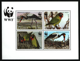 Sambia 1996 - Mi-Nr. Block 20 ** - MNH - Vögel / Birds - Zambia (1965-...)