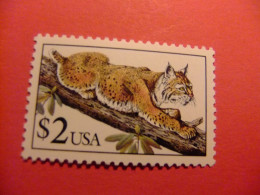 ESTADOS UNIDOS / ETATS-UNIS D'AMERIQUE 1990  / FAUNA LYNX YVERT 1903 ** MNH - Ungebraucht