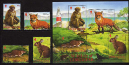 Gibraltar - 2002 Wildlife Of Gibraltar.animals.S/S And Stamps. MNH** - Gibraltar