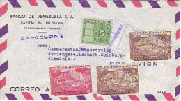 VENEZUELA.1958/Barcelona, Envelope/mixed-frankings. - Venezuela