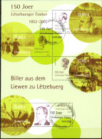 LUXEMBOURG, LUXEMBURG 2002, BLOCK,  BF 19, MI 1581 - 1584, 150 JAHRE BRIEFMARKEN, ESST, GESTEMPELT, OBLITERE - Usados