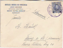 VENEZUELA.  1933/Maracay, Gran-Hotel-Jardin Envelope. - Venezuela