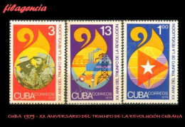 CUBA MINT. 1979-01 XX ANIVERSARIO DEL TRIUNFO DE LA REVOLUCIÓN CUBANA - Nuevos